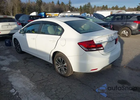 2015 Honda Civic Ex from USA, damaged, VIN 19XFB2F83FE250801